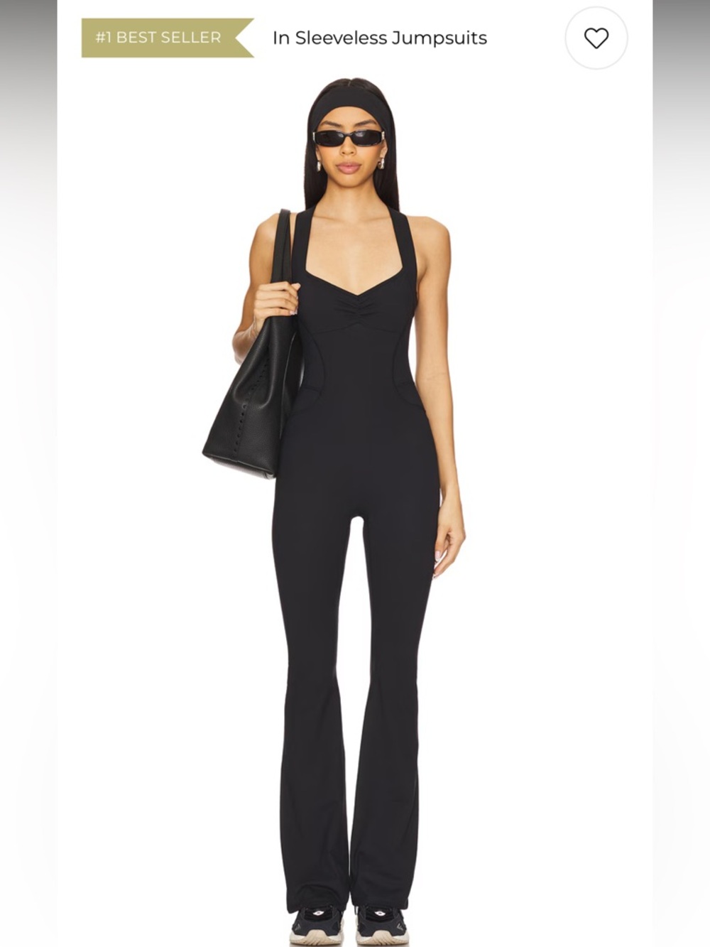 437 The Sculpt Onesie in Black - Picture 2 of 2